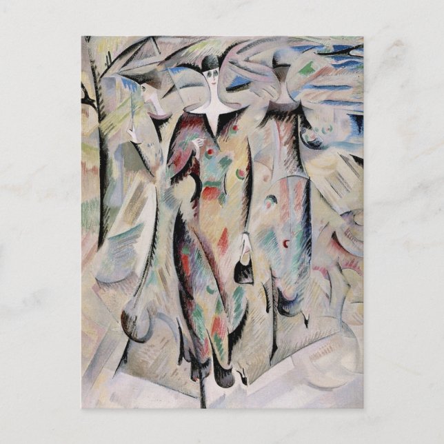 Carte Postale Portrait de Madame Hodler Alice Bailly (Devant)