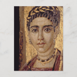 Carte Postale Portrait de maman d'une femme, de Fayum, Romano-Eg