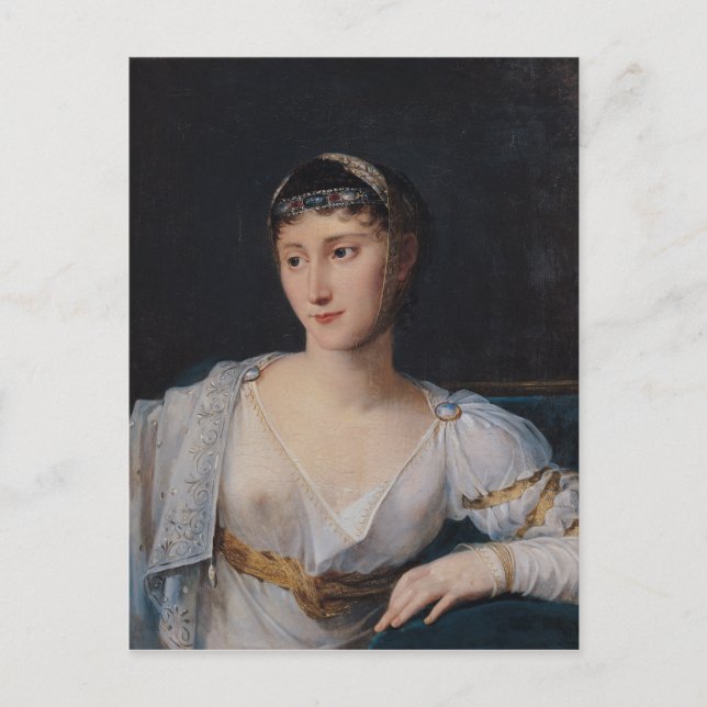 Carte Postale Portrait de Marie-Pauline Bonaparte (Devant)