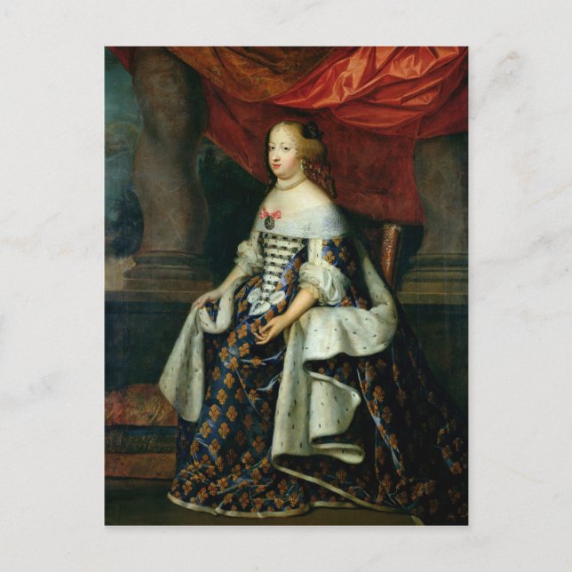 Carte Postale Portrait de Marie-Thérèse d'Autriche (Devant)