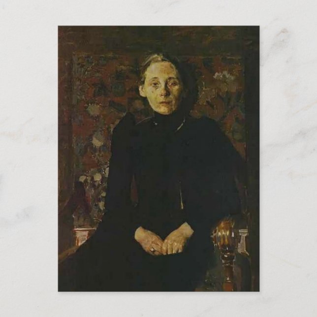 Carte Postale Portrait de Mikhail Vrubel (Devant)