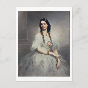 Carte Postale Portrait de Mme C.W.Stoughton (d.1907), aux trois-