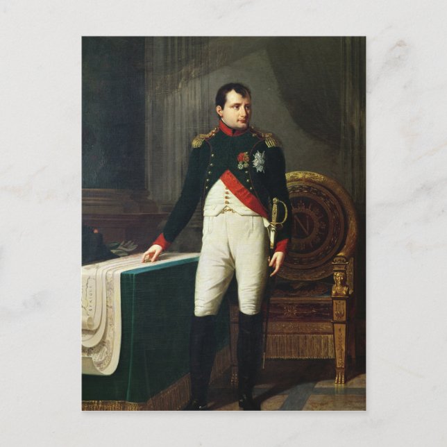 Carte Postale Portrait de Napoleon Bonaparte 1809 (Devant)