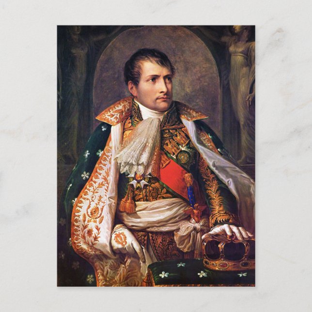 Carte Postale Portrait de Napoléon Bonaparte par Andrea Appiani (Devant)