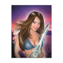 Portrait de Natasha (carte postale)
