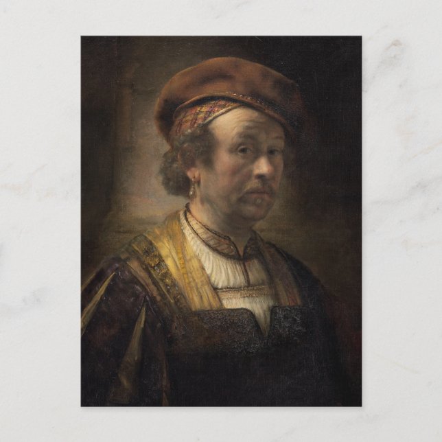 Carte Postale Portrait de Rembrandt, 1650 (Devant)