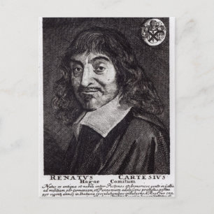 Carte Postale Portrait de René Descartes