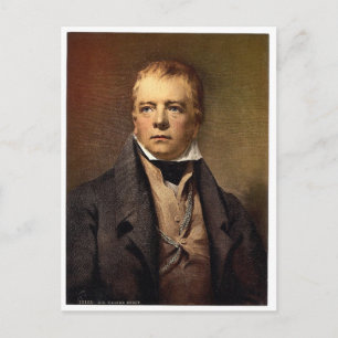 Carte Postale Portrait de Sir Walter Scott classique Photochrom