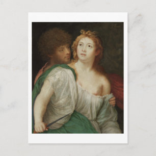 Carte Postale Portrait de Tarquin et Lucretia
