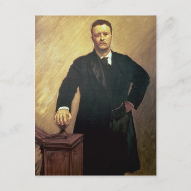 Carte Postale Portrait de Theodore Roosevelt (Devant)