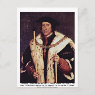 Carte Postale Portrait De Thomas Howard 3E Duc De Norfolk