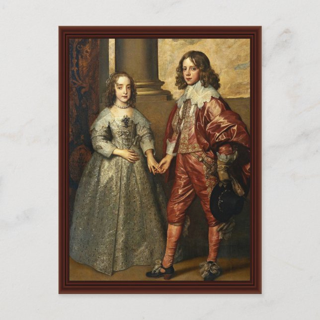 Carte Postale Portrait De William D'Orange Comme Prince (Devant)