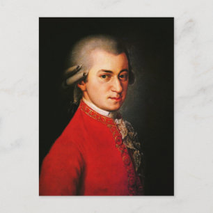 Carte Postale Portrait de Wolfgang Amadeus Mozart