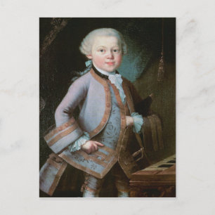 Carte Postale Portrait de Wolfgang Amadeus Mozart