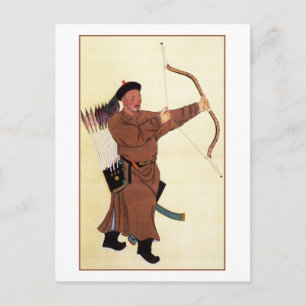 Carte Postale Portrait de Wu Fu