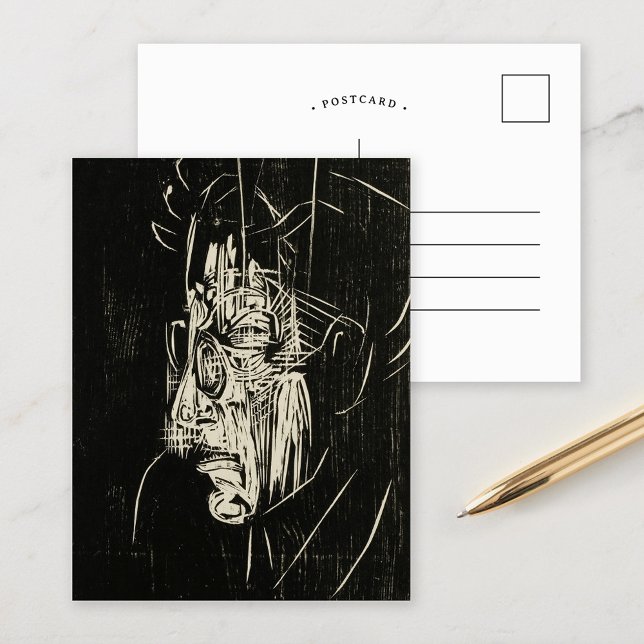 Carte Postale Portrait d'Edmund Schaeffer | Albert Müller (Créateur téléchargé)