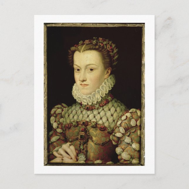 Carte Postale Portrait d'Elizabeth d'Austria (1554-92) (Devant)