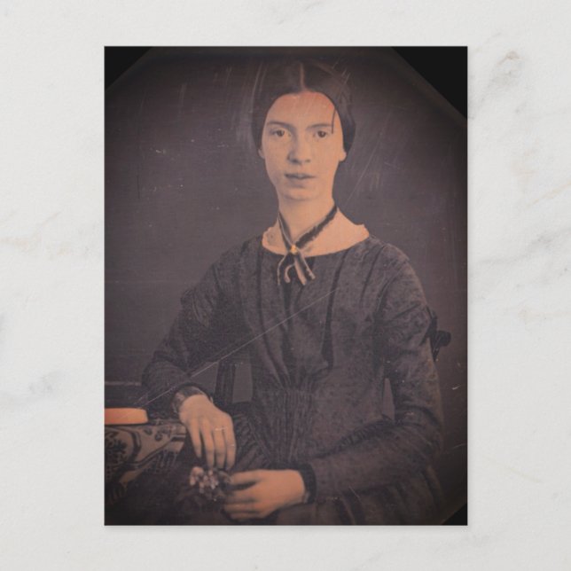 Carte Postale Portrait d'Emily Dickinson (Devant)