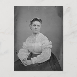 Carte Postale Portrait d'époque de la guerre civile d'une femme 