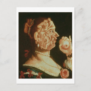 Carte Postale Portrait d'Eve (huile)