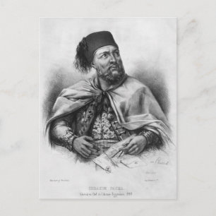 Carte Postale Portrait d'Ibrahim Pasha, 1840