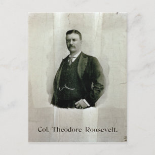 Carte Postale Portrait du colonel Theodore Roosevelt