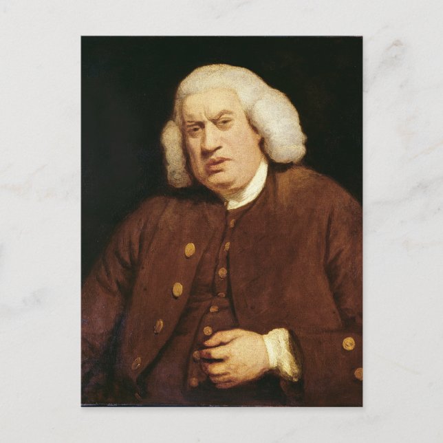 Carte Postale Portrait du Dr Samuel Johnson (Devant)