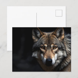 Carte Postale Portrait du loup