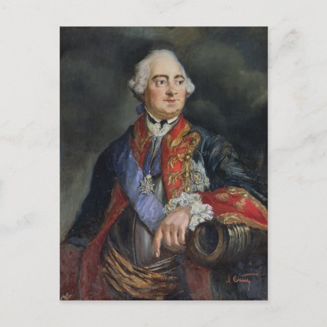 Carte Postale Portrait du mathématicien Leonhard Euler (Devant)