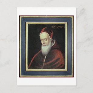 Carte Postale Portrait du Pape Pie V (1504-72) (huile sur toile)