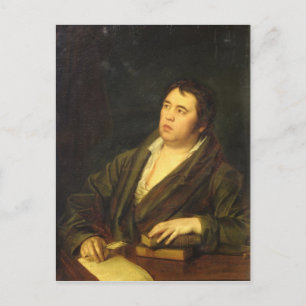 Carte Postale Portrait du poète Ivan A. Krylov, 1812
