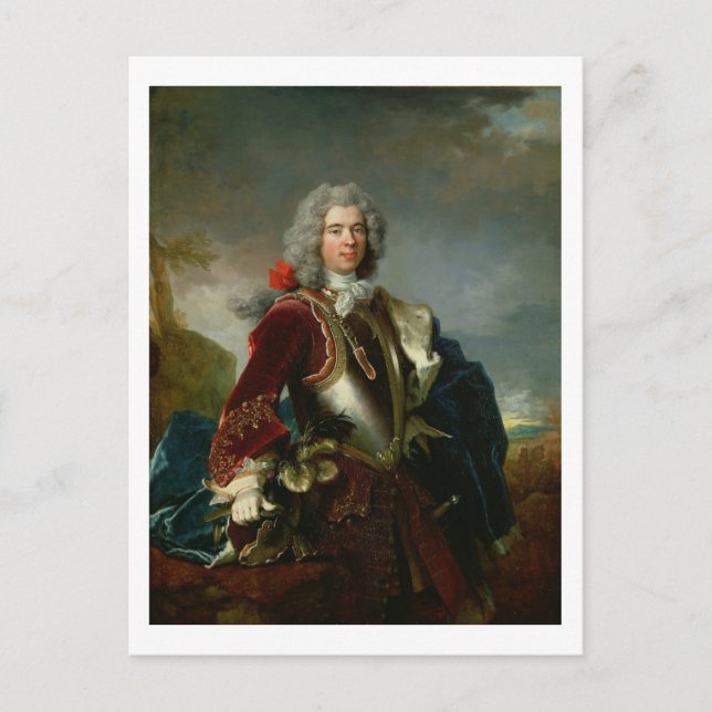 Carte Postale Portrait du Prince Jacques 1er Grimaldi (huile sur (Devant)
