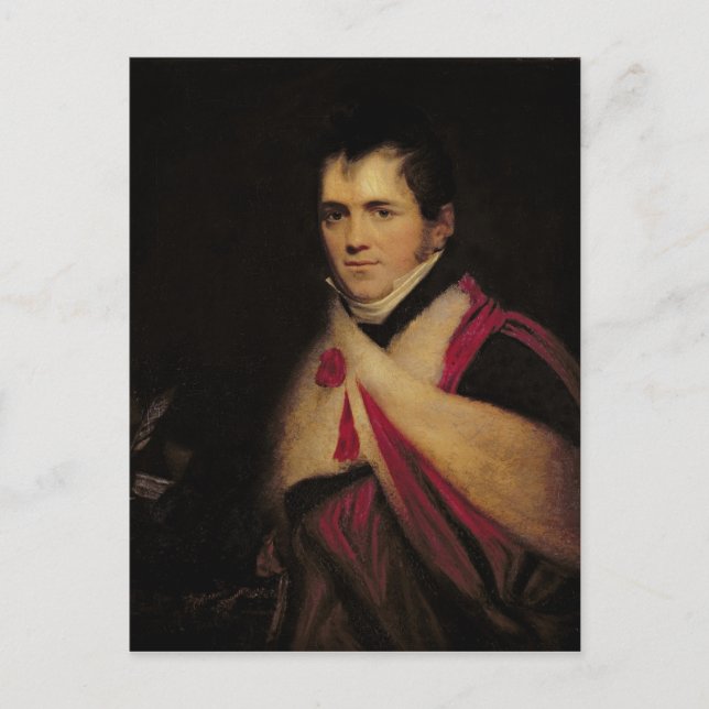Carte Postale Portrait du révérend Edward Daniel Clarke c.1822 (Devant)