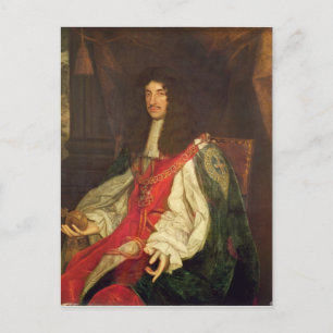 Carte Postale Portrait du roi Charles II, c.1660-65