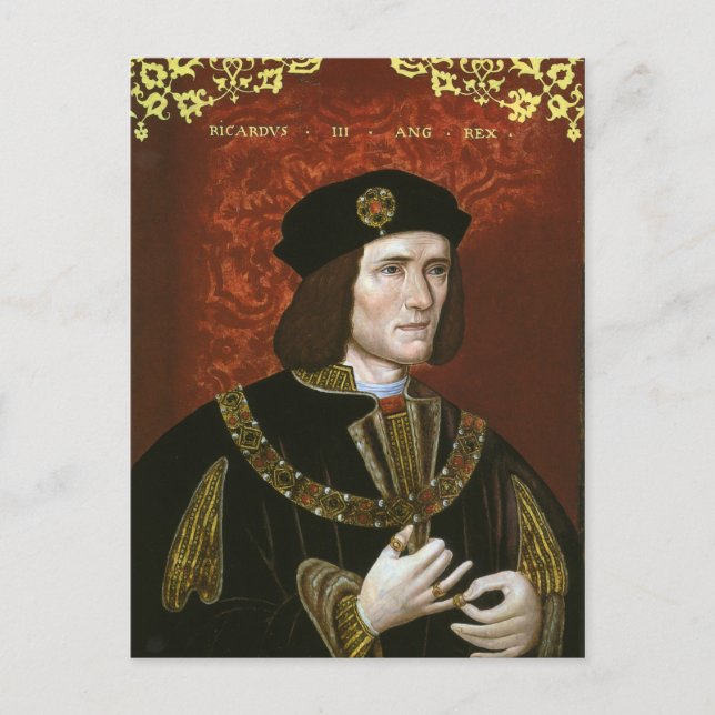 Carte Postale Portrait du roi d'Angleterre Richard III (Devant)