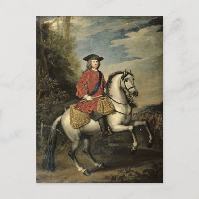 Carte Postale Portrait du Roi George I, 1717 (Devant)