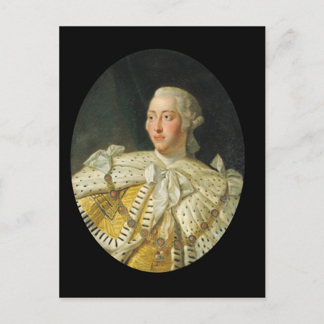 Carte Postale Portrait du roi George III après 1760 (Devant)