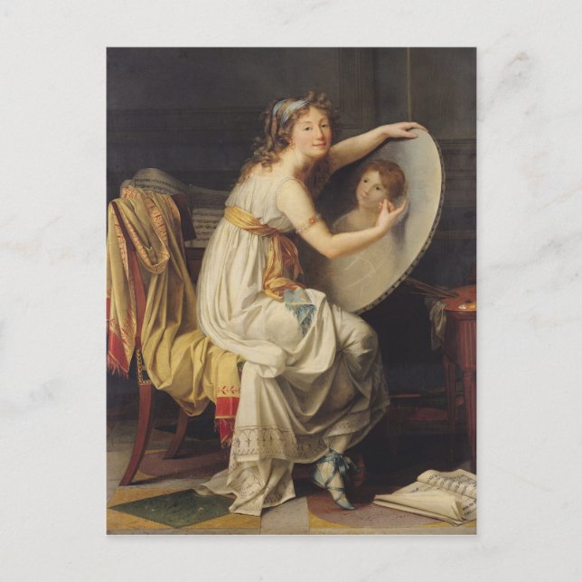 Carte Postale Portrait du Rose Adelaide Ducreux (Devant)