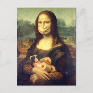 Carte Postale Portrait du virus Corona