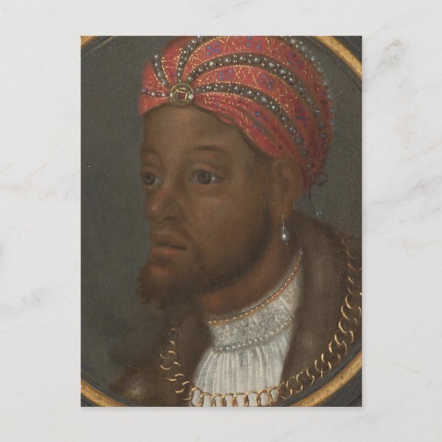 Carte Postale Portrait d'un Africain riche (Devant)