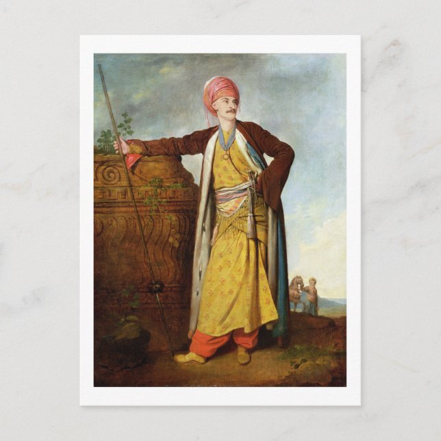 Carte Postale Portrait d'un Arménien, 1771 (huile sur toile) (Devant)