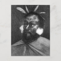 Portrait d'un homme de Nouvelle-Zélande