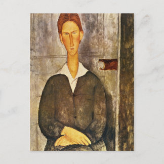 Carte Postale Portrait d'un jeune homme - Amedeo Modigliani