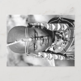 Carte Postale Portrait d'un Masaï