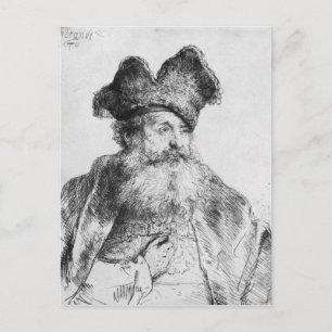 Carte Postale Portrait d'un vieil homme