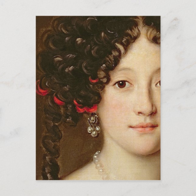 Carte Postale Portrait d'une femme (Devant)