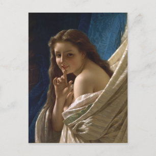 Carte Postale Portrait d'une jeune femme par Pierre Auguste Cot