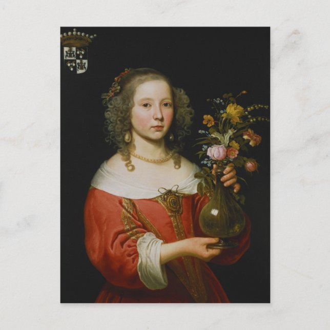 Carte Postale Portrait d'une jeune fille (Devant)