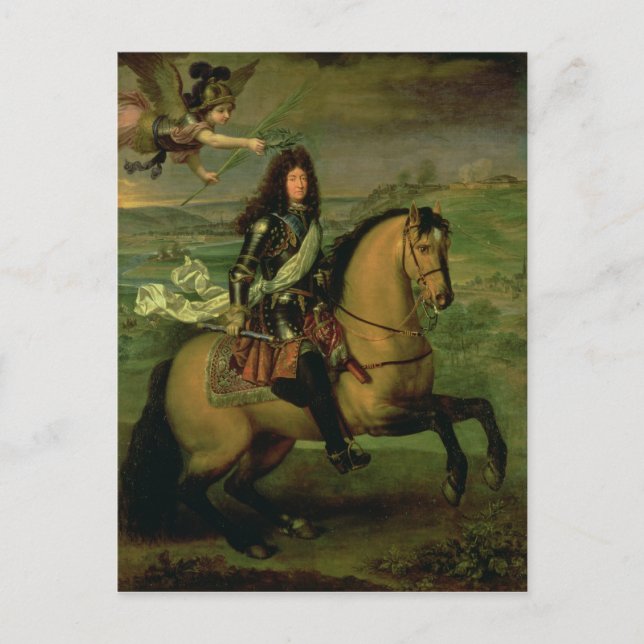Carte Postale Portrait équestre de Louis XIV (Devant)