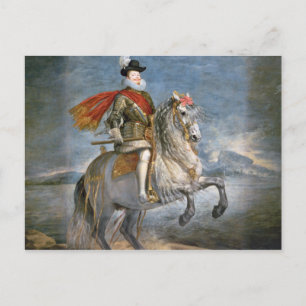 Carte Postale Portrait équestre de Philippe III v.1628-35
